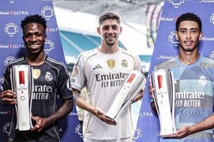 多点开花！皇马世俱杯5场比赛5名不同球员当选全场最佳